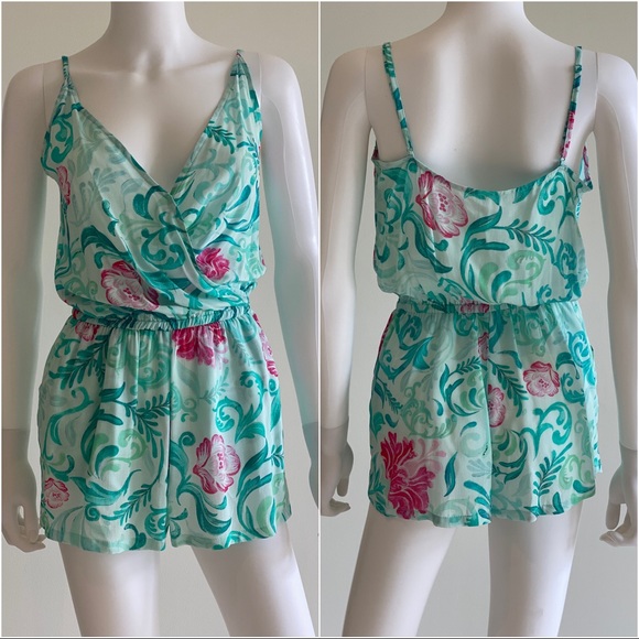 Saha Swimwear: Printed Romper: Sz: S - Picture 2 of 7